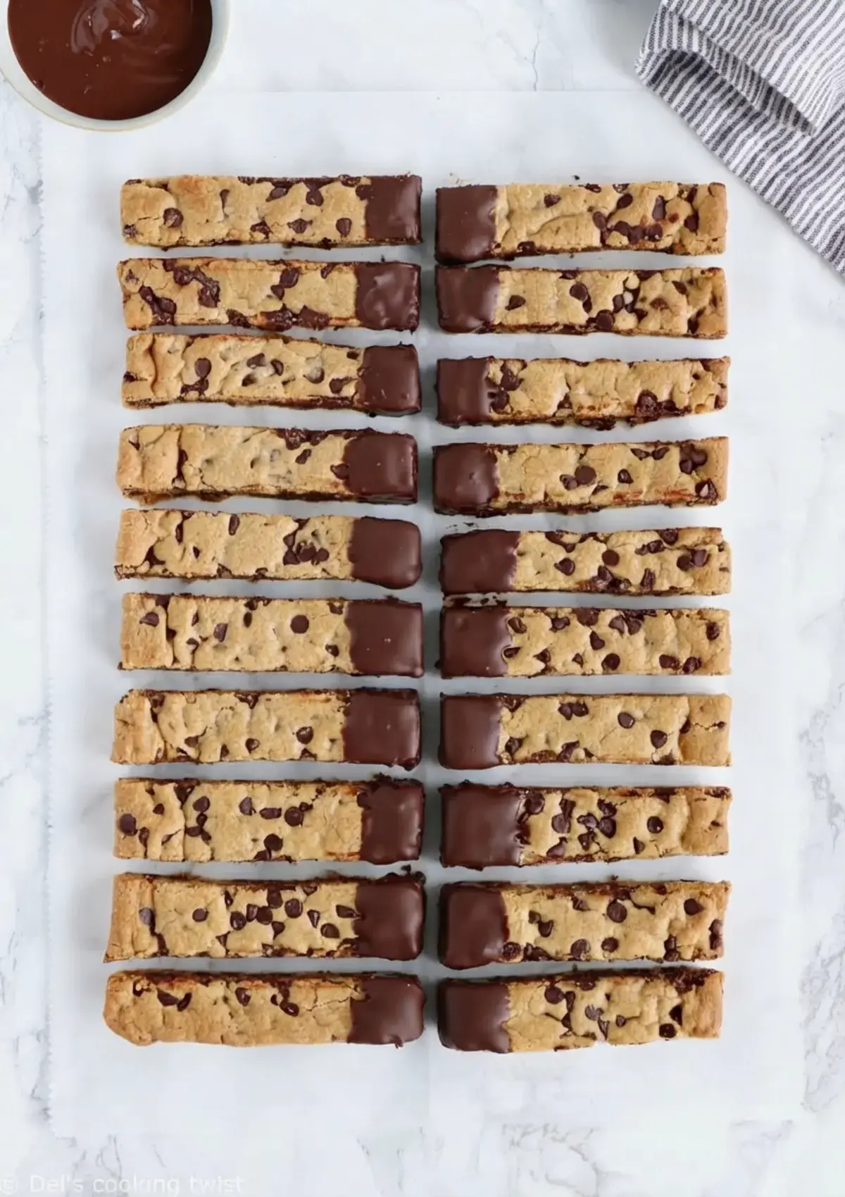 Chocolate-Dipped Cookie Sticks, What about the chocolate coating
