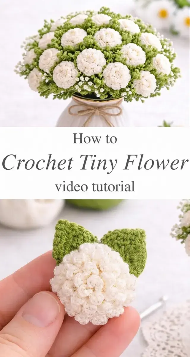 Crochet Tiny Flower, Crochet Tiny Flower: A Delicate Project with Endless Charm