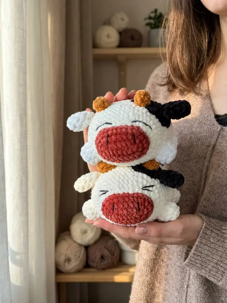 Cute Crochet Cow Patterns, Chubby Cow
