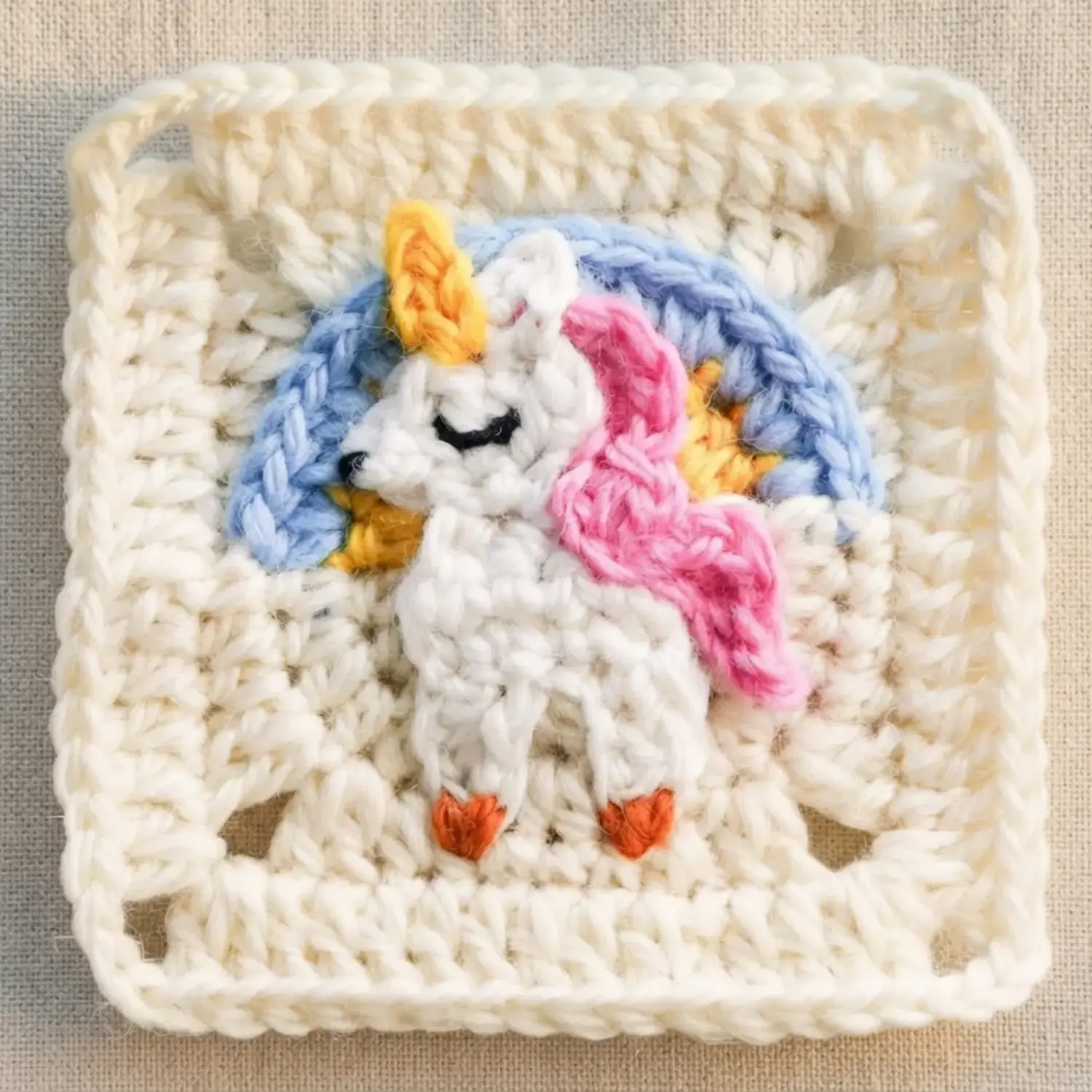 Dragon Granny Square, Lion Granny Square