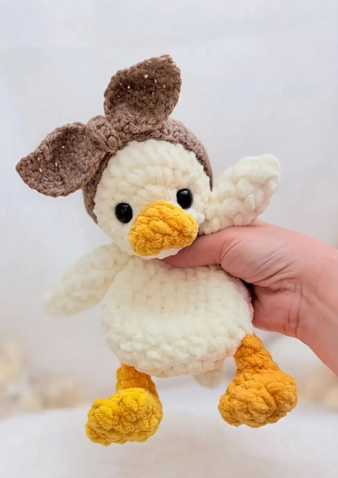 Duck Crochet Pattern Ideas: 10 Free Amigurumi Patterns, Snuggly duck pattern by OddDolli