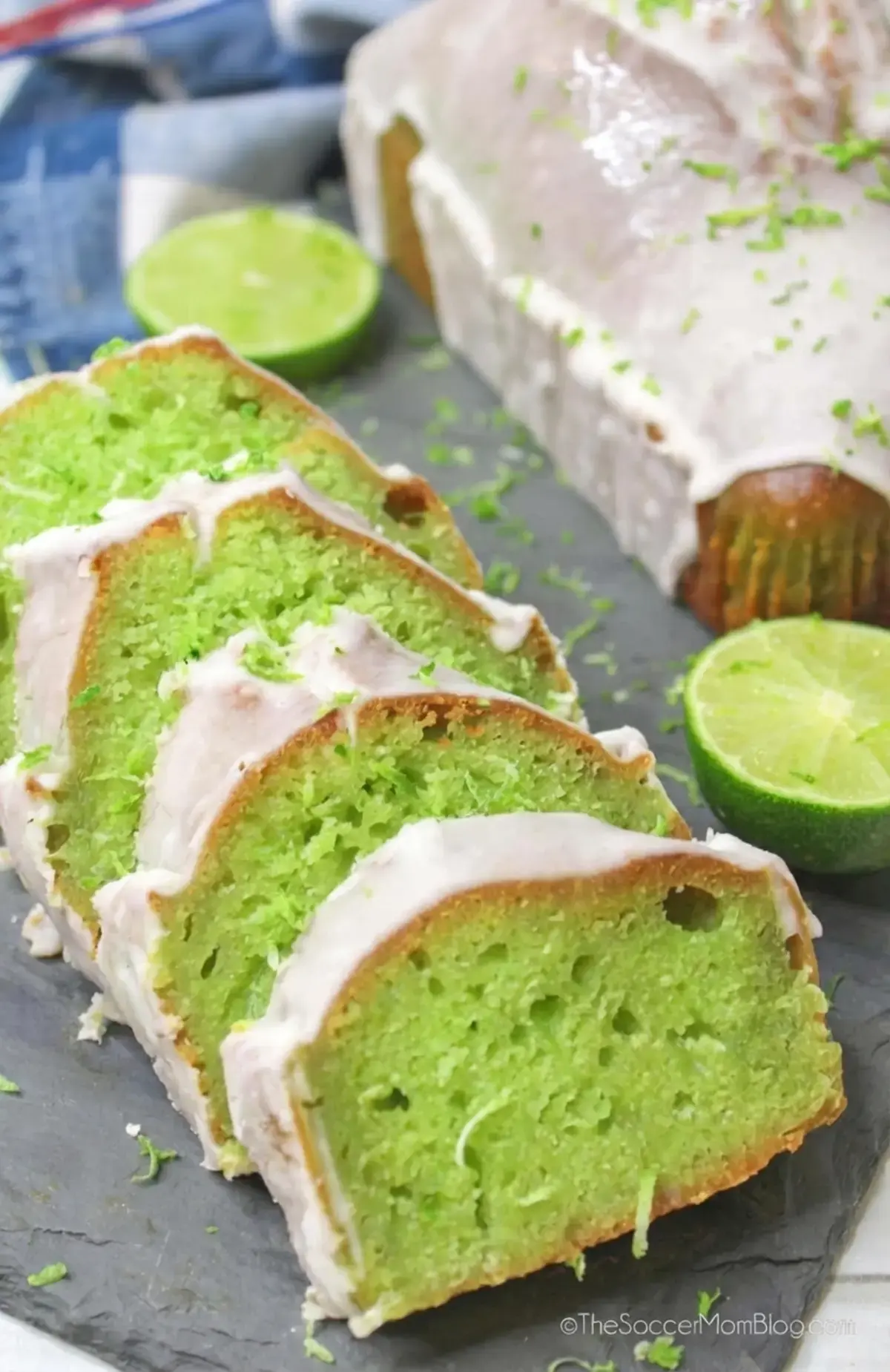 Key Lime Pound Cake, To Make the Glaze