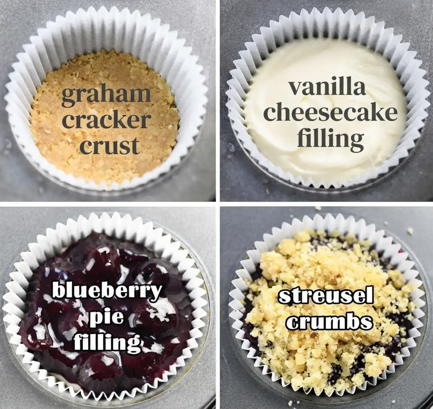 Mini Blueberry Cheesecakes, How To Make Mini Cheesecakes
