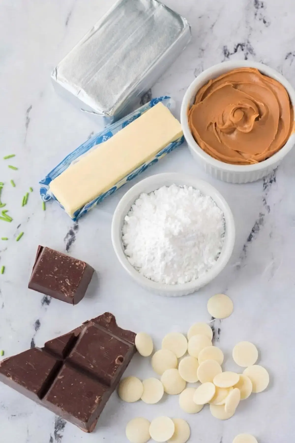 Peanut Butter Eggs, Ingredients Needed