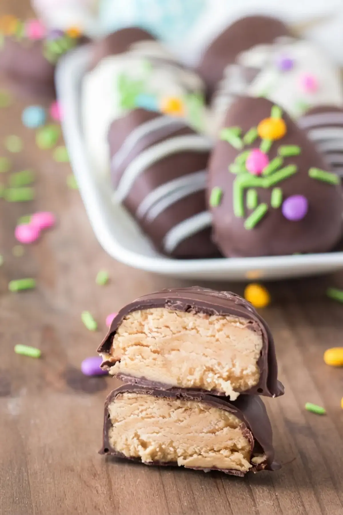 Peanut Butter Eggs, Make Ahead and Storing