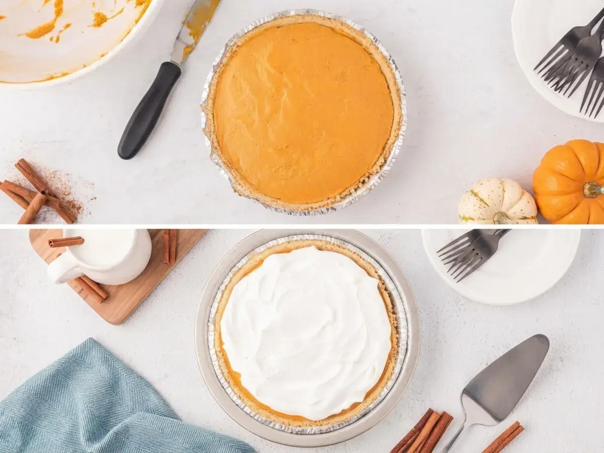 Pumpkin Pudding Pie, How to Make No Bake Pumpkin Pie with Instant Pudding