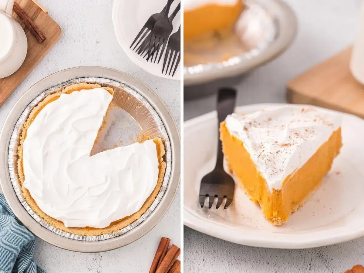 Pumpkin Pudding Pie, How to Make No Bake Pumpkin Pie with Instant Pudding