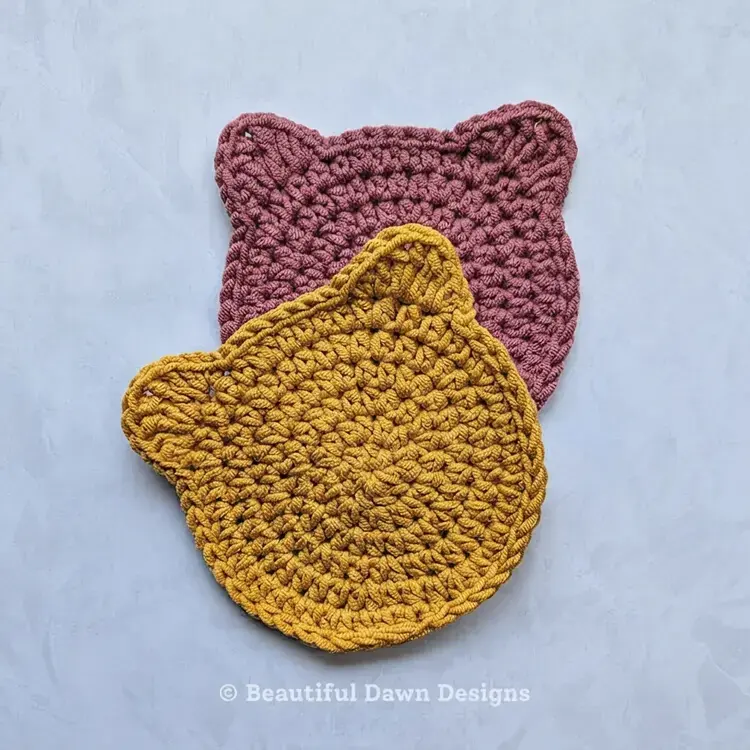 Small Crochet Projects, Cat Coaster