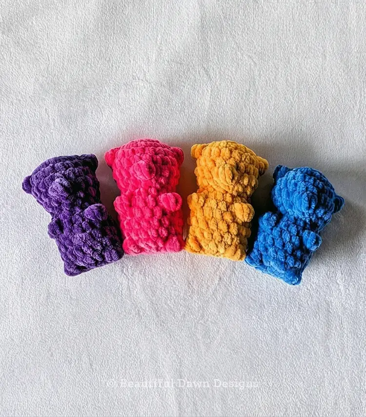 Small Crochet Projects, No Sew Gummy Bear