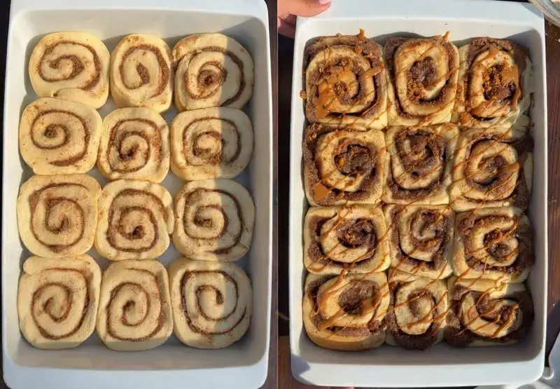 Soft And Fluffy Biscoff Cinnamon Rolls, Make the Dough