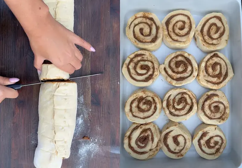 Soft And Fluffy Biscoff Cinnamon Rolls, Make the Dough